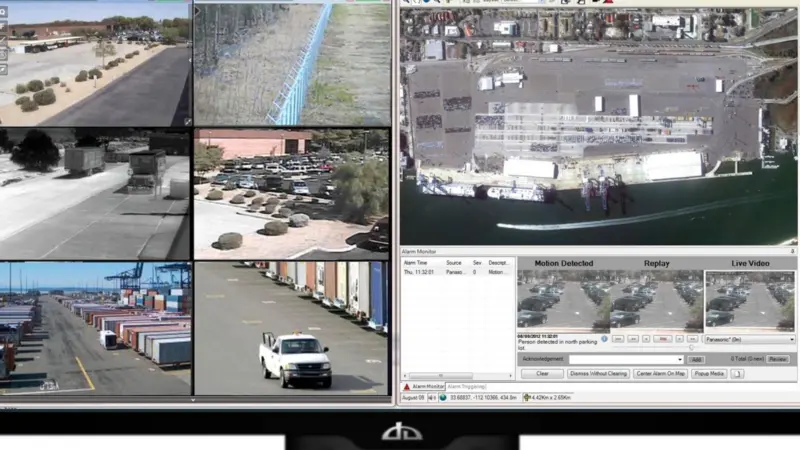 The surveillance equipment targets both water and land intrusion at the Port of Charleston