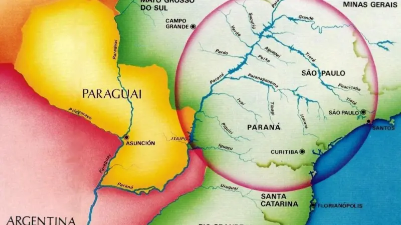 Tietê-Paraná Basin in Mercosul Area