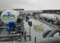 The bunkering of the 'Argonon' was a first for the Port of Antwerp