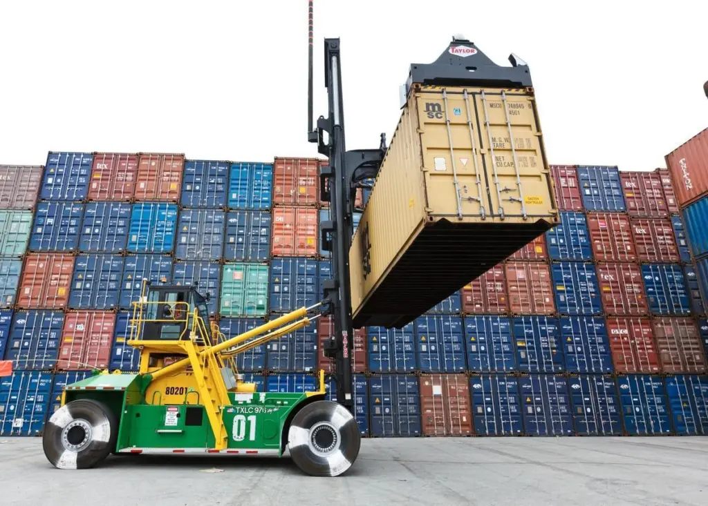 Taylor's new TXLC container handlers will be distributed in South Africa by Big Lift Trucks