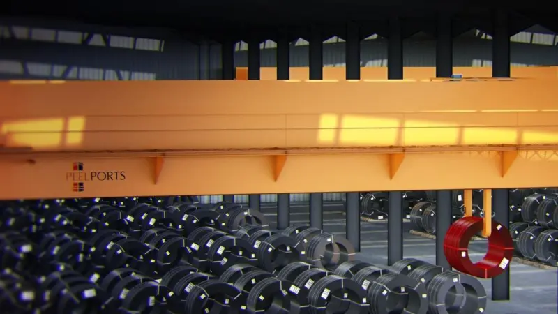 Gladstone Dock's new improved steel warehouse facility