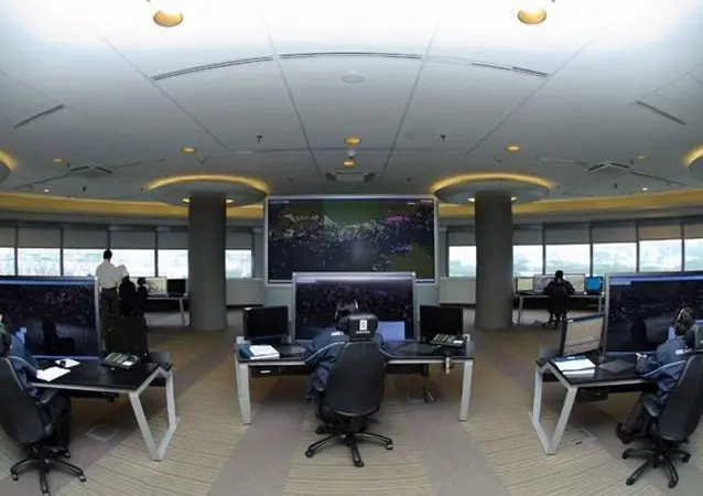 PSA's port operations centre balances technology with human interaction. Credit: MPA