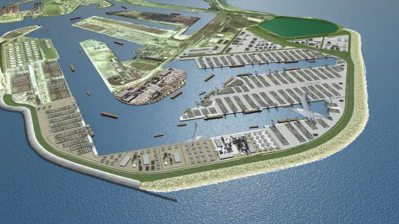 Artist's impression of Maasvlakte 2