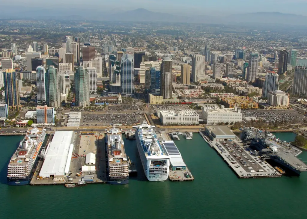The port was awarded for its leadership in reducing GHG emissions. Photo: Port of San Diego