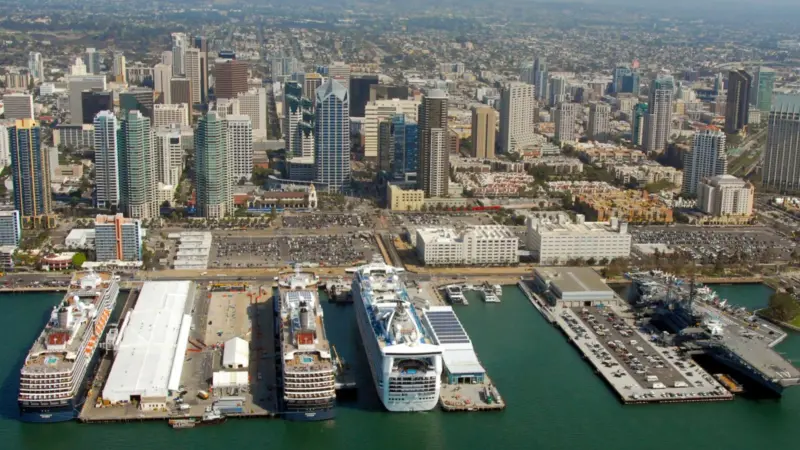 The port was awarded for its leadership in reducing GHG emissions. Photo: Port of San Diego