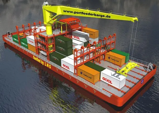 Is there a place for geared barges in today's ports?