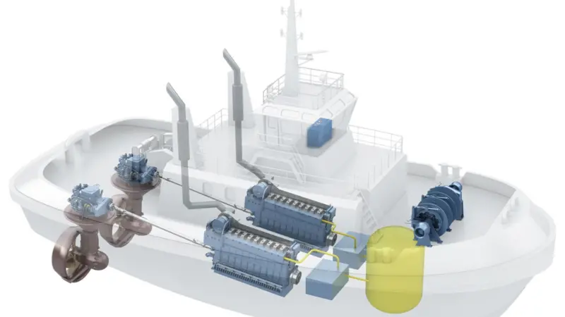 The LNG tugs will be fitted with a range of Rolls-Royce power and propulsion equipment