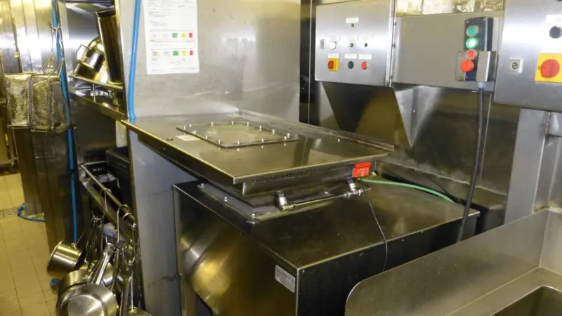 The UMS food waste shredder reduces storage and disposal problems and increases hygiene onboard