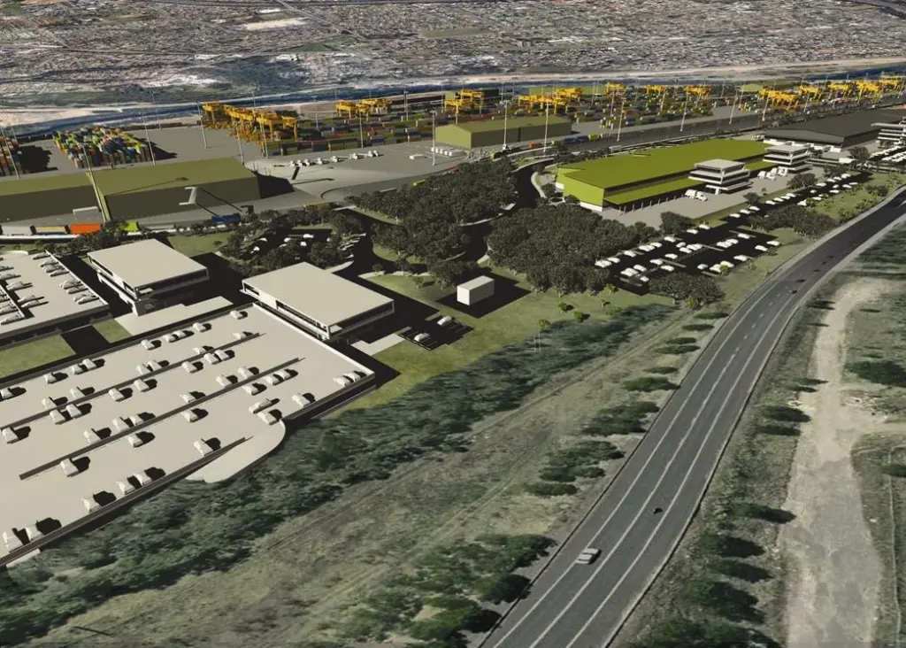 The concept design for the new Moorebank terminal