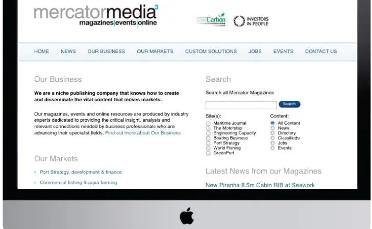 The new website has been engineered to incorporate 'responsive design'