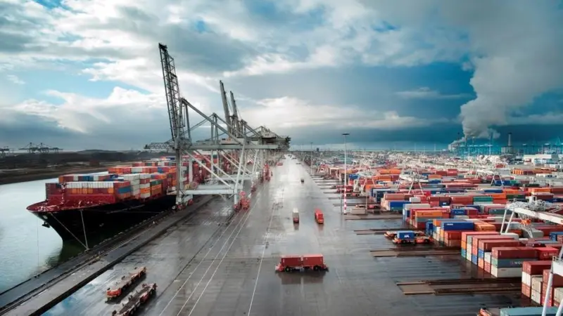 The InlandLinks provides users with the best and most sustainable intermodal routes to the hinterland. Photo: Port of Rotterdam Authority/Freek van Arkel