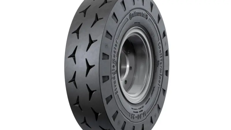 Continental's new portfolio includes customised tyres for straddle carriers