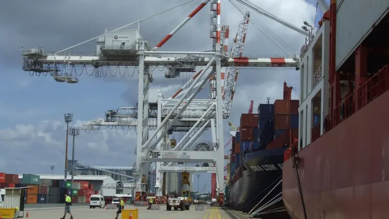 Productivity in Australia is challenged by the standard of ship's calling at terminals. Credit: Roberta WB