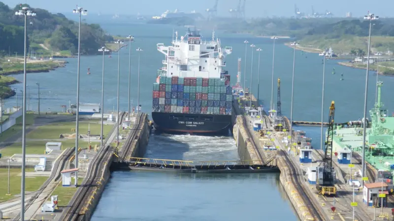 Navigational channels at Gatun Lake are being widened and deepened as part of the expansion