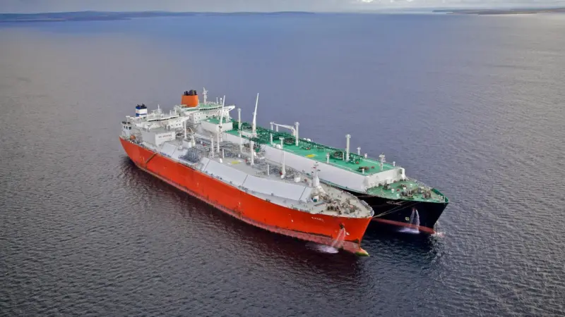 The STS LNG transfer is the third to be carried out in the Scapa Flow