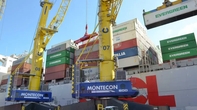 Montecon SA has ordered two LHM 600s for the Port of Montevideo, Uruguay