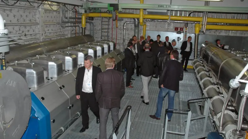 Engine room tours formed an important part of the Gas Fuelled Ships conference