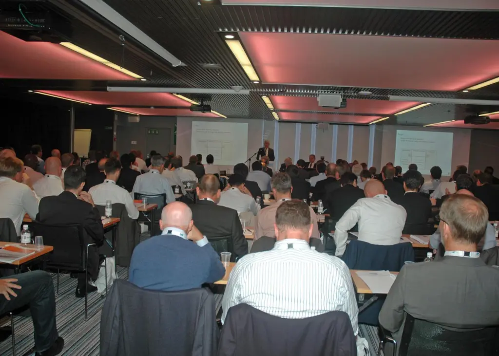 A packed conference room onboard the ‘Viking Grace’ for the fourth Motorship Gas Fuelled Ships event