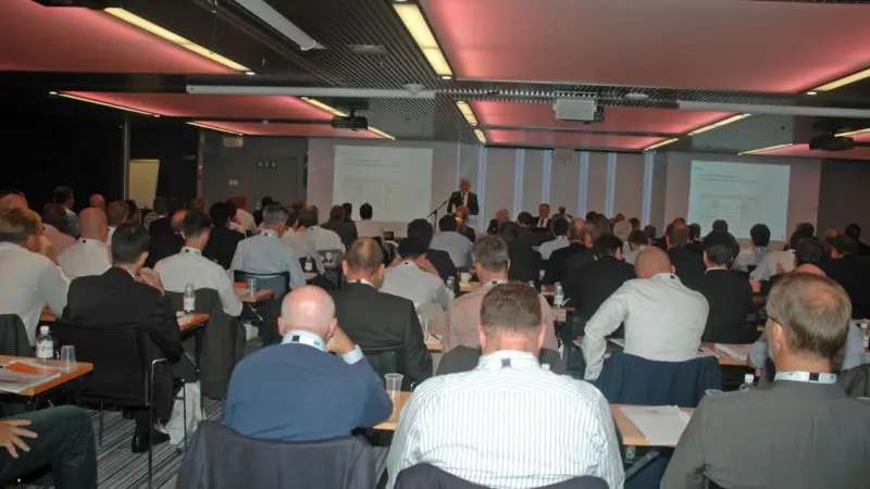 A packed conference room onboard the ‘Viking Grace’ for the fourth Motorship Gas Fuelled Ships event