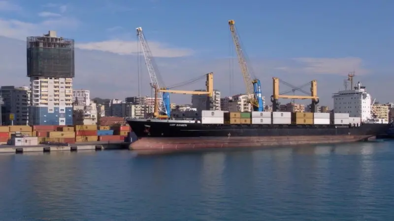 The container terminal concession at Durres is proving unconventional. Credit: Claudio Napoli