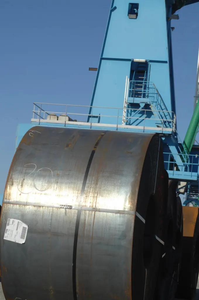 The local steel plant keeps Marseille Fos busy