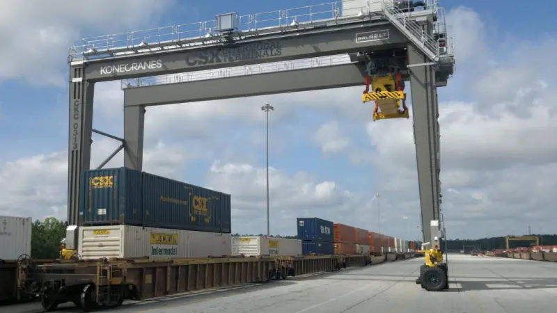 Each RTG has a lifting capacity of 50 tonnes