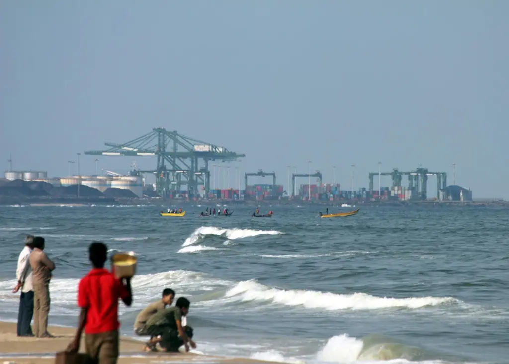 Plans for a new marine road are coming along at Chennai Port. Photo: VtTN