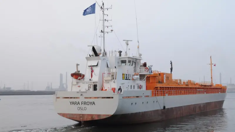 Yara and WMS aim to reduce NOx emissions to air from commerical vessels. Photo: Yara International