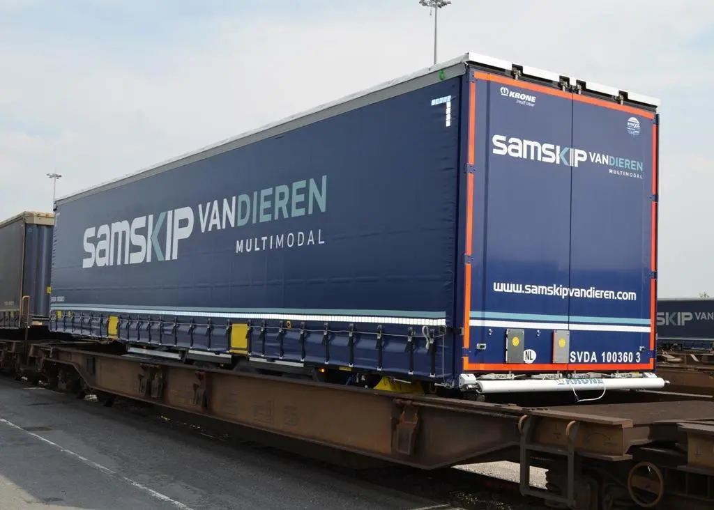 Samskip's new rail service the new service will take a considerable number of units off the road