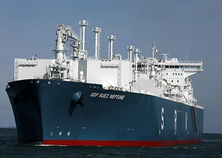 GDF will use the shuttle re-gasification vessel 'GDF Suez Neptune' as a bridge solution
