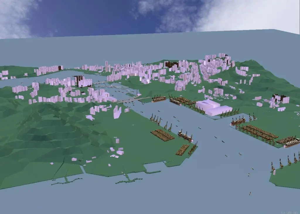 3D modelling allows operators to visualise what’s going in a busy port