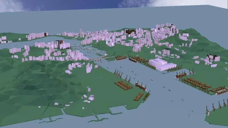 3D modelling allows operators to visualise what’s going in a busy port