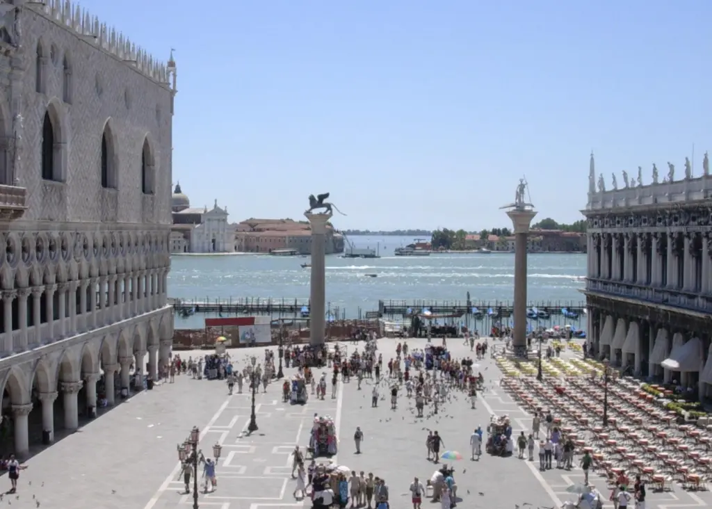 Cruise ship traffic in the Venice lagoon near Piazza San Marco will be banned. Photo: Janmad