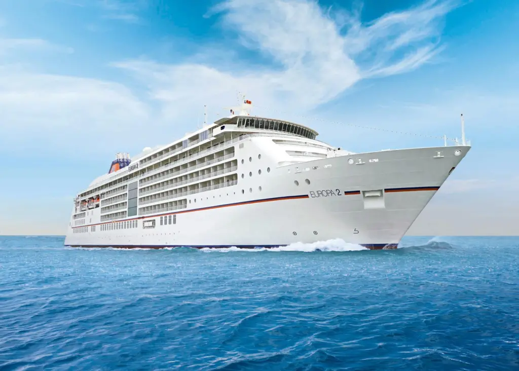 'Europa 2' is the world's first cruise ship to be awarded EEDI certification