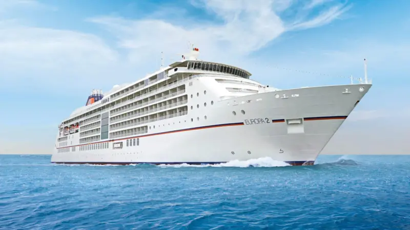 'Europa 2' is the world's first cruise ship to be awarded EEDI certification