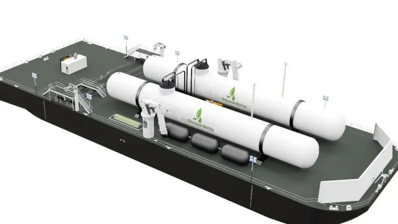 The barge contract marks a major milestone in LNG America's LNG bunkering infrastructure along the US Gulf Coast