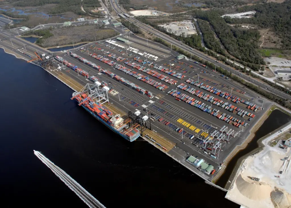 Moody says ports with less depth like Jacksonville on the East coast could be at a competitive disadvantage