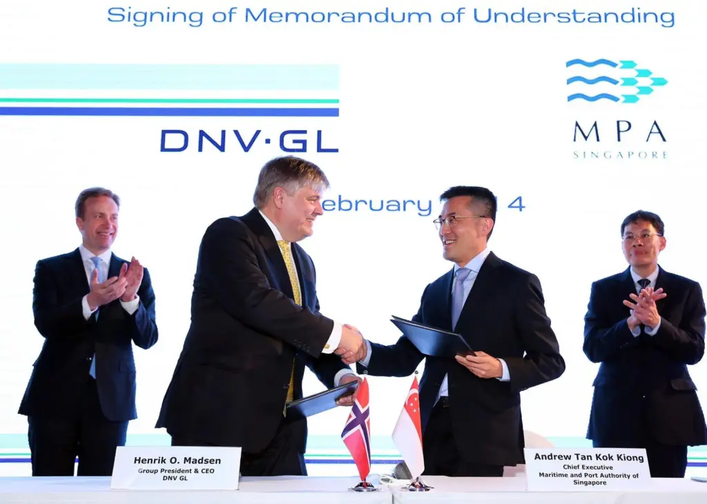 DNV GL and the MPA have worked  jointly and separately on projects to reduce emissions and improve fuel efficiency in shipping