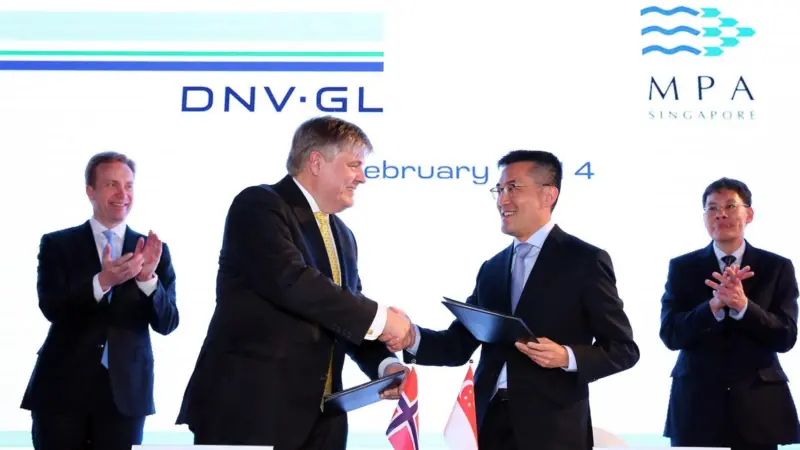 DNV GL and the MPA have worked  jointly and separately on projects to reduce emissions and improve fuel efficiency in shipping