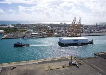 A new fuel cell demonstration project will be deployed at the Port of Honolulu Photo: Young Brothers, Ltd