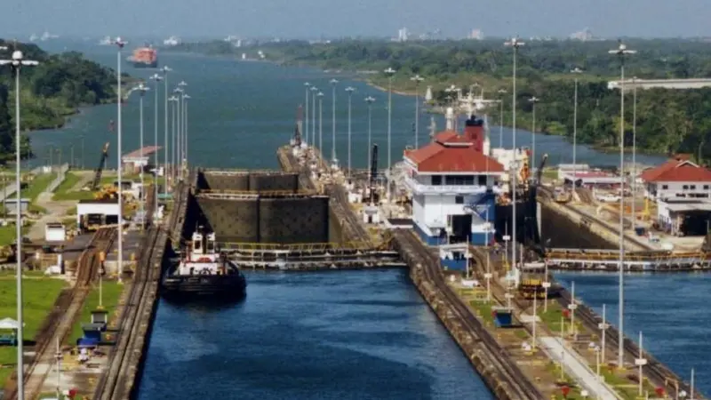 Making progress: The new agreement will see the new Panama Canal locks project completed by December 2015