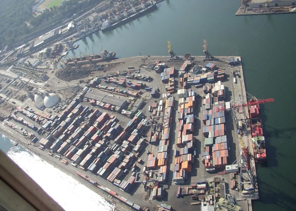 Under control: Ukraine's largest ports like Odessa are secure
