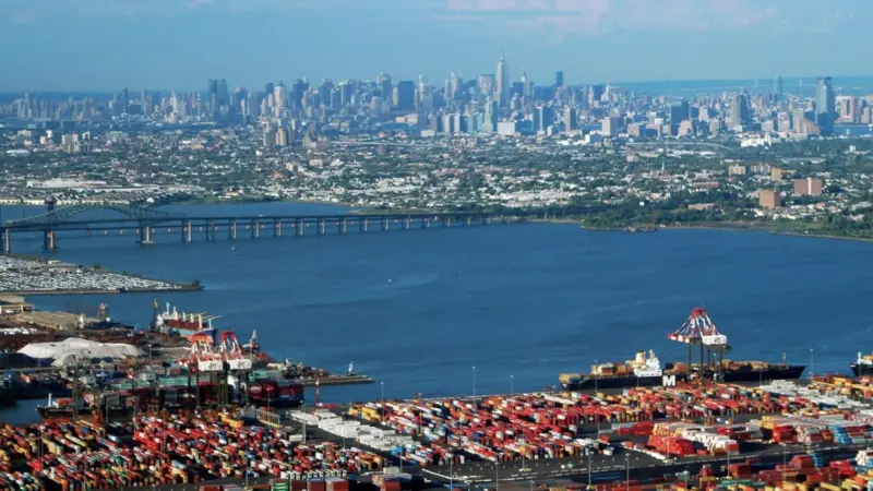 UPGRADE WORK:The Port of New York and New Jersey has nearly completed its 50ft dredging programme