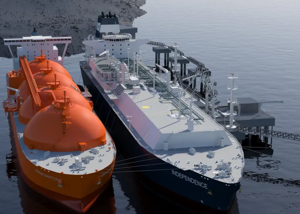 The new terminal is expected to be fully operational by the end of 2014. Photo: Höegh LNG