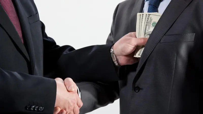 Slipped in: port authorities need to remain vigilant to bribery attempts
