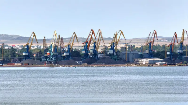 Muscle: Crimea's Kerch shows off its bulk, but could it be useful for Russia? Credit: A Malev