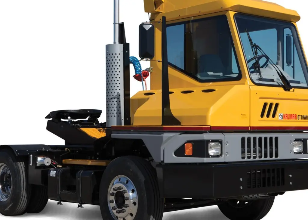 New tractor: Kalmar's Ottawa T2 features a "ground breaking" re-design. Photo: Cargotec
