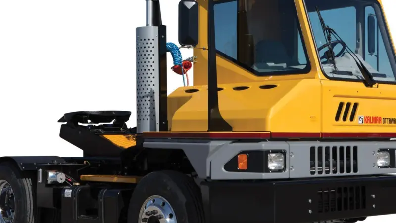 New tractor: Kalmar's Ottawa T2 features a "ground breaking" re-design. Photo: Cargotec