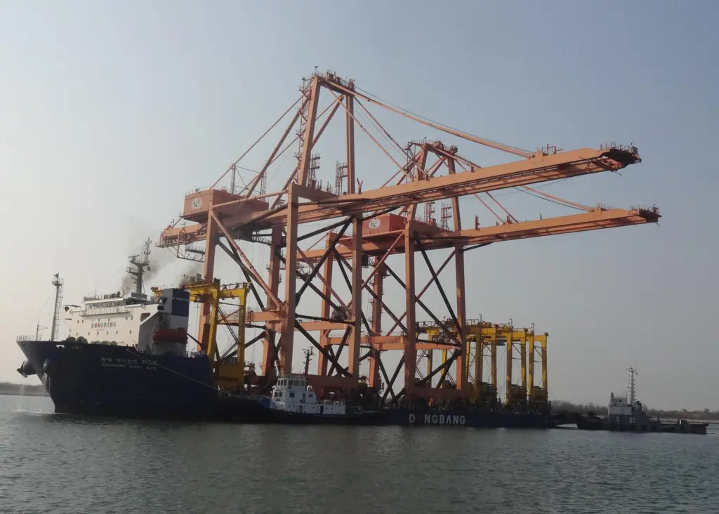 Relocating RTGs: It took Portek around 100 days to complete the crane relocation