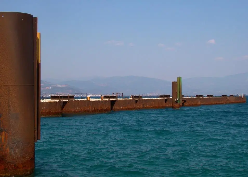 Exposure: the underside of port structures need careful attention. Credit: Ava Babili